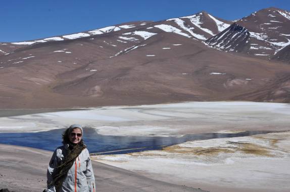 O magnífico cenário do Parque Nacional Nevado Tres Cruces, região do Paso San Francisco, próximo à Copiapo, no Chile